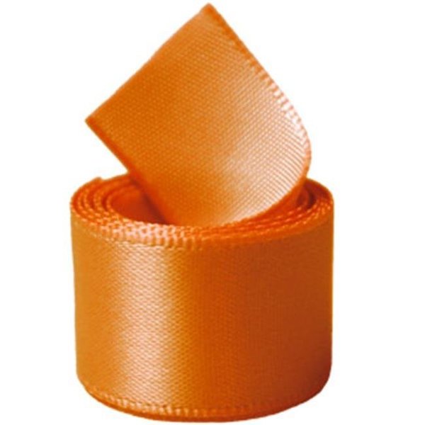 Papilion Papilion R07430538066850YD 1.5 in. Single-Face Satin Ribbon 50 Yards - Tangerine R07430538066850YD